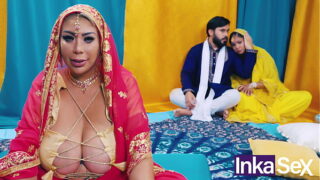 Chudai – Madrastra India tetona se folla al novio de su Hijastra y le dejan el coño lleno de leche.