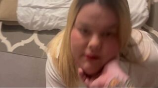 Lipstick Valentine’s day slut cheats on her boyfriend and goes back to him after