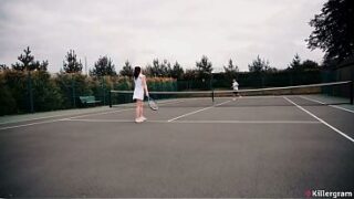 KILLERGRAM – Lucia Love Gets Down And Dirty On The Tennis Court, Handling Balls And A Big Cock