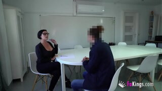 Today’s lesson How to nail a MILF… Bianca Pure bangs her rookiest student