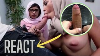 React: Mia Khalifa stepmom Juliana Vega fucks and sucks her boyfriends cock